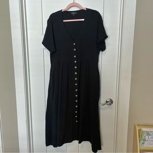 Madewell button front midi